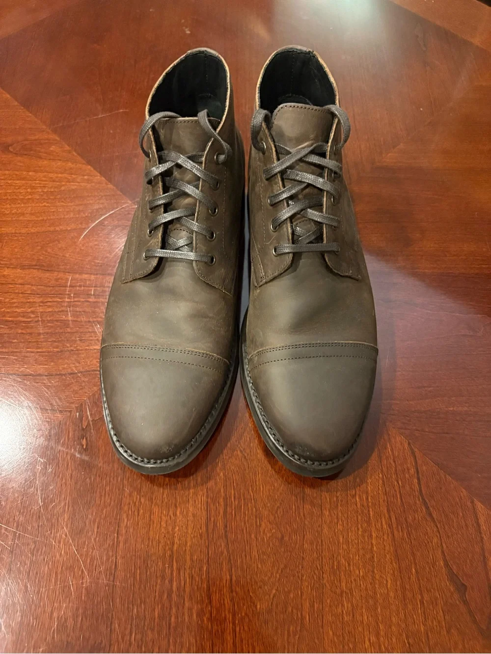 Thursday Boot Company Men's Dark Brown Leather Chukka Boots